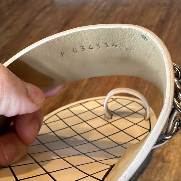 ⚠️⚠️clearance⚠️⚠️Chanel co chain nude sandals 37.5C - Picture 12 of 14